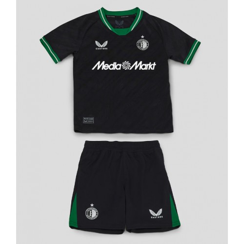 Fotbalové Dres Feyenoord Dětské Venkovní 2024-25 Krátký Rukáv (+ trenýrky)